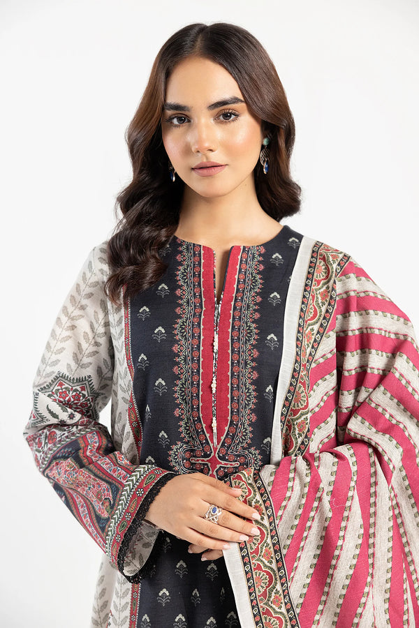 Ethnic Khaddar 3 Piece Suit ETH64