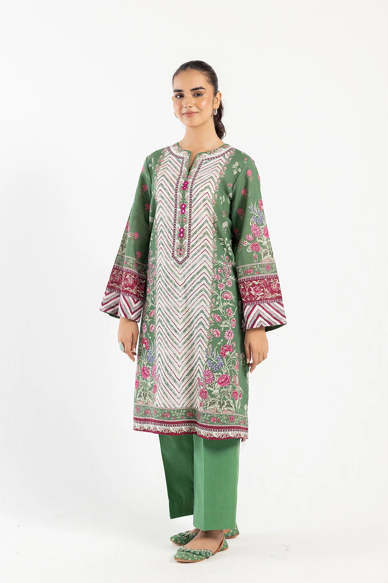 Ethnic Khaddar 3 Piece Suit ETH65
