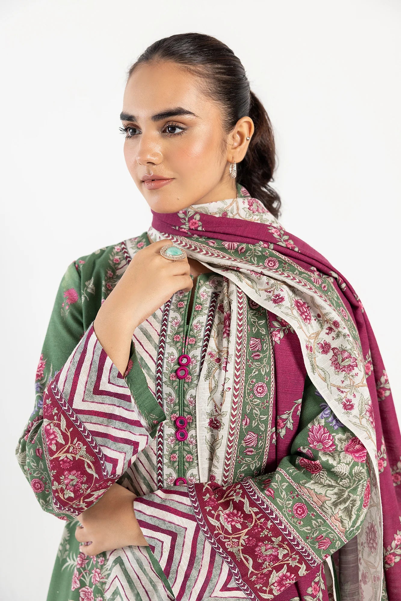 Ethnic Khaddar 3 Piece Suit ETH65