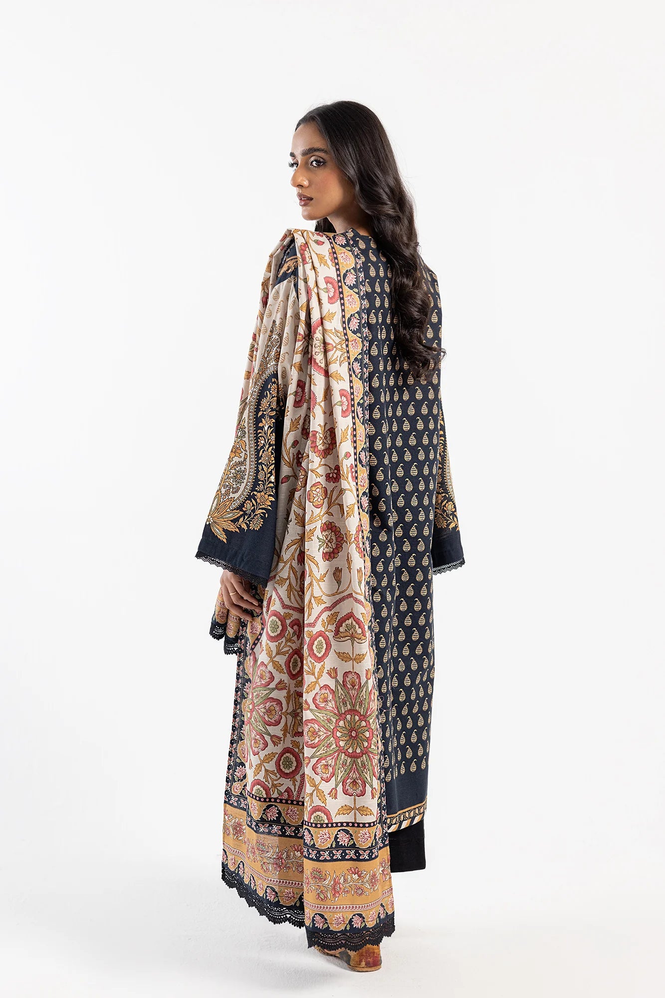 Ethnic Khaddar 3 Piece Suit ETH60