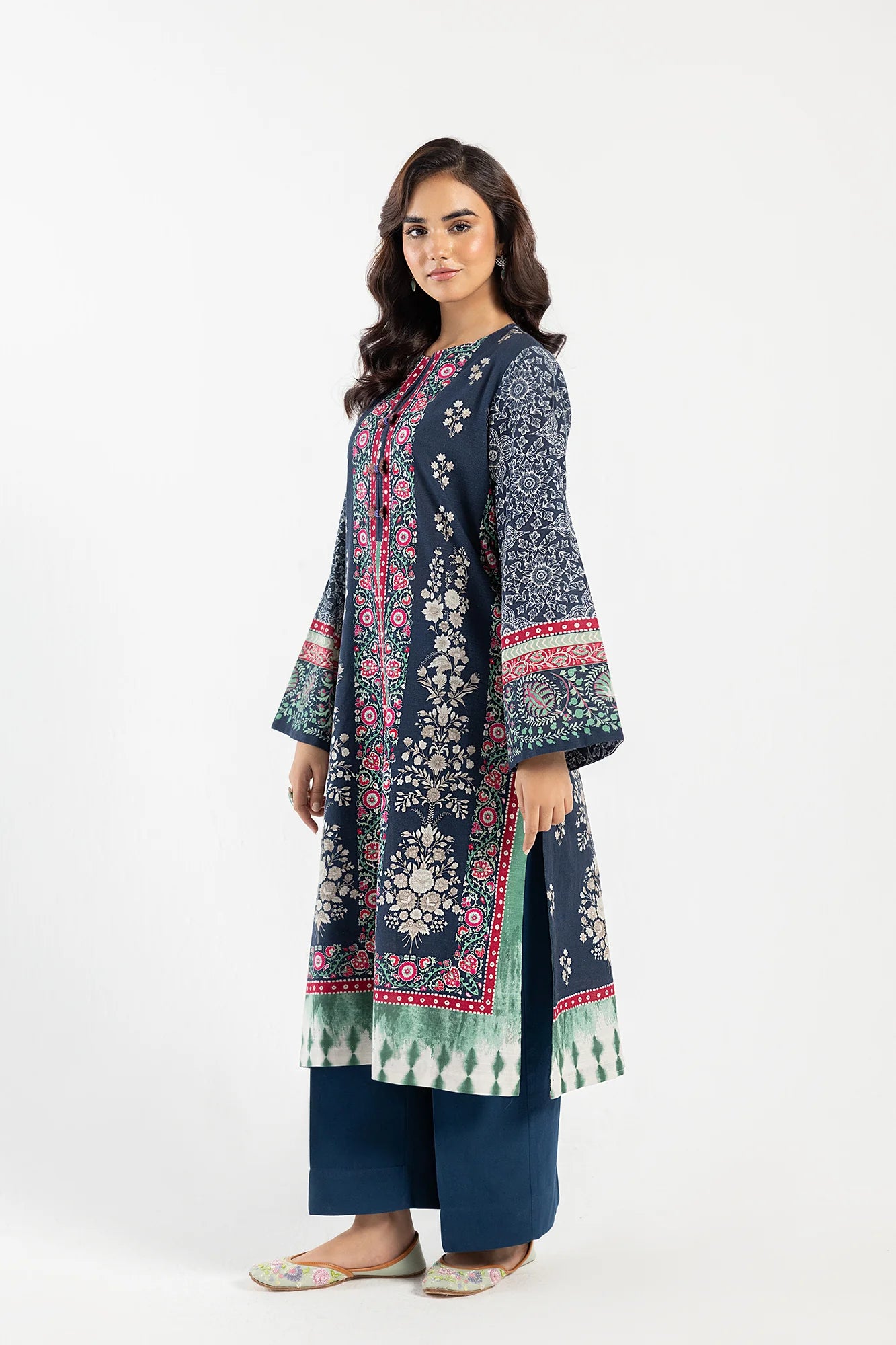 Ethnic Khaddar 3 Piece Suit ETH62