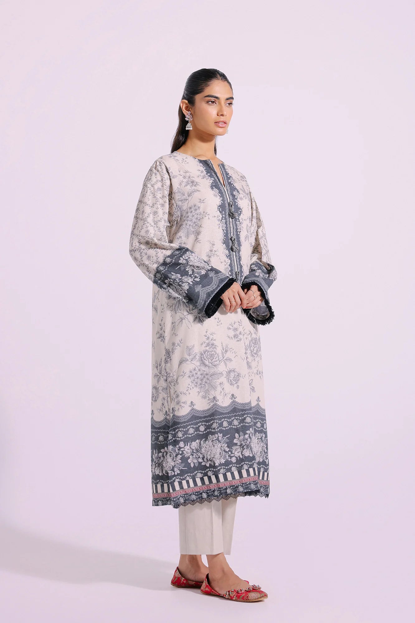 Ethnic Khaddar 3 Piece Suit ETH56