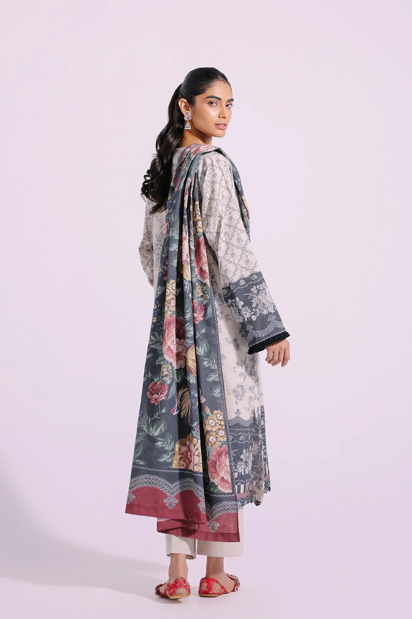 Ethnic Khaddar 3 Piece Suit ETH56