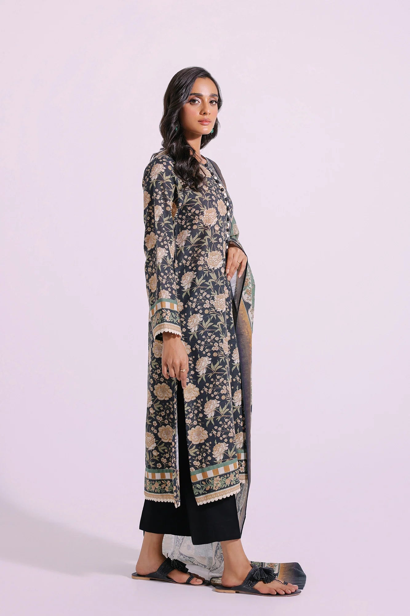 Ethnic Khaddar 3 Piece Suit ETH47