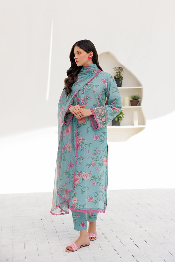 Farasha Lawn Misty Dove 3 Piece Suit FAR02