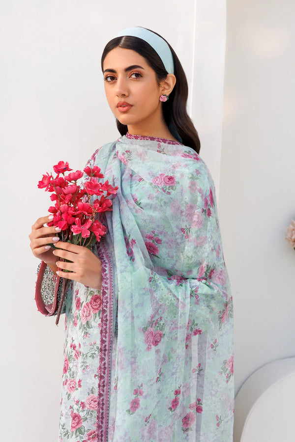 Farasha Lawn Frosty Radiance 3 Piece Suit FAR04