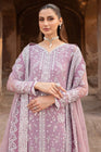 Farasha Embroidered Chiffon Wedding Wear Pastel Mist FAR11