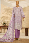 HZ Textiles Chikankari Lawn 3 Piece Suit HZT02