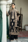 Haseens Anishka Black Wedding Wear Chiffon Suit HAS24