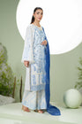 Heeras Embroidered Cambric 3 Piece Suit HEE72