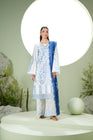 Heeras Embroidered Cambric 3 Piece Suit HEE72