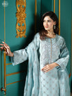 Heeras Embroidered Cambric 3 Piece Suit HEE70