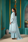 Heeras Embroidered Cambric 3 Piece Suit HEE70