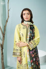 Heeras Embroidered Cambric 3 Piece Suit HEE71