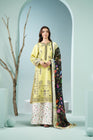 Heeras Embroidered Cambric 3 Piece Suit HEE71