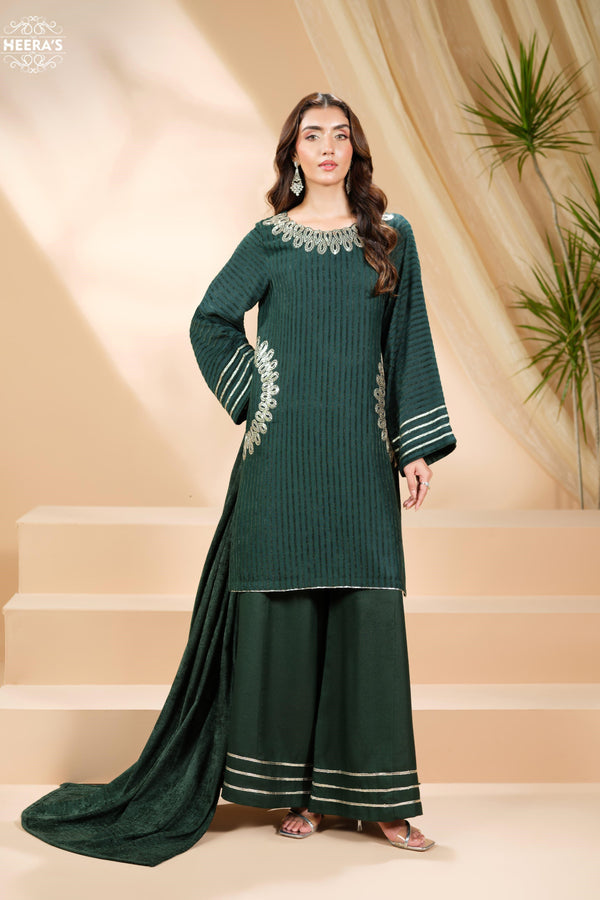 Heeras Pashmina Velvet 3 Piece Suit HEE68