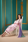 Heeras Embroidered Cambric 3 Piece Suit HEE86