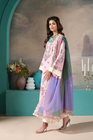Heeras Embroidered Cambric 3 Piece Suit HEE86