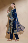 Heeras Embroidered Velvet 3 Piece Suit HEE64