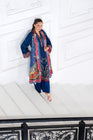Heeras Embroidered Viscose 3 Piece Suit HEE60