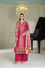 Heeras Embroidered Viscose 3 Piece Suit HEE83