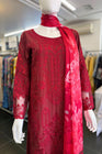 Imrozia Embroidered Cotton 3 Piece Suit IMR272