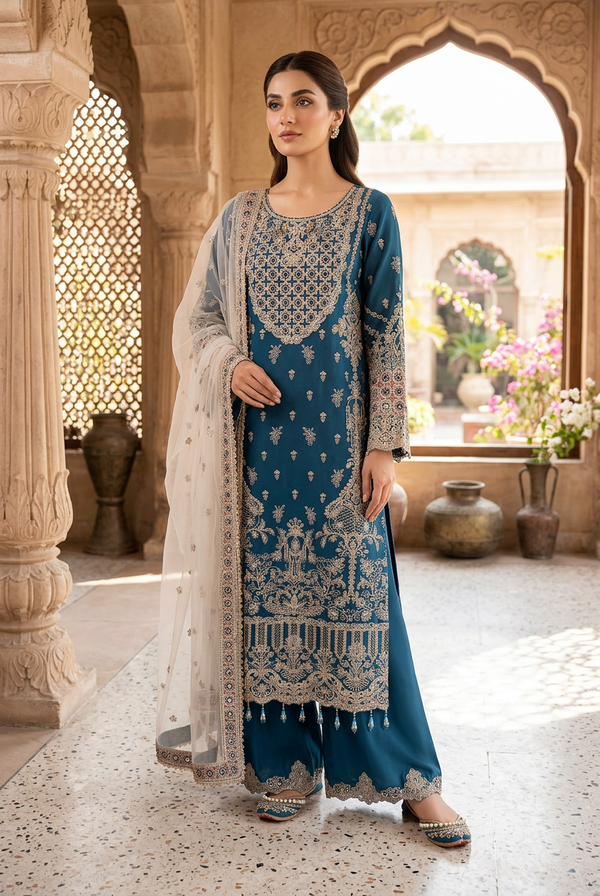 Imrozia Embellished Organza Wedding Wear IMR269