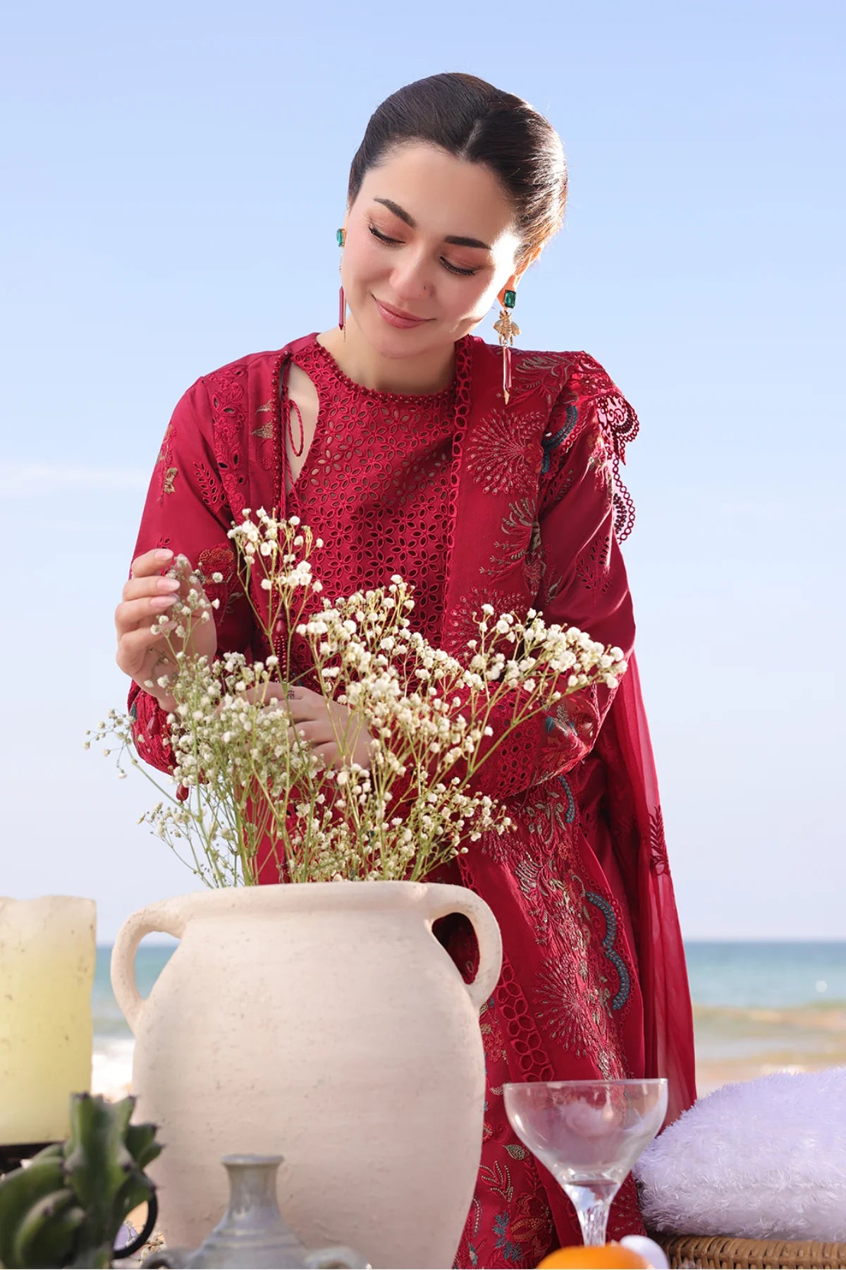 Imrozia Hania Luxury Lawn Iswah IMR233