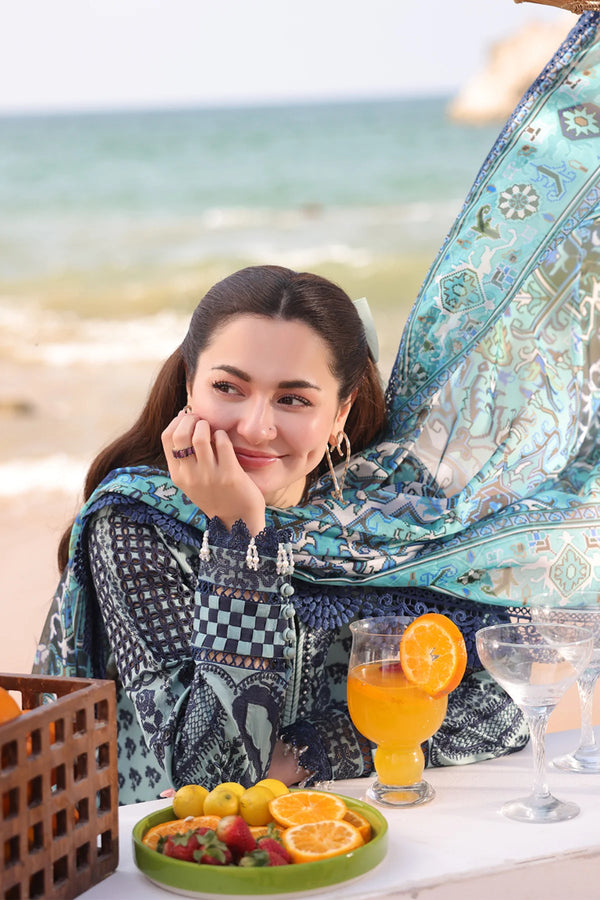 Imrozia Hania Luxury Lawn Parizay Farshi Shalwar Suit IMR228