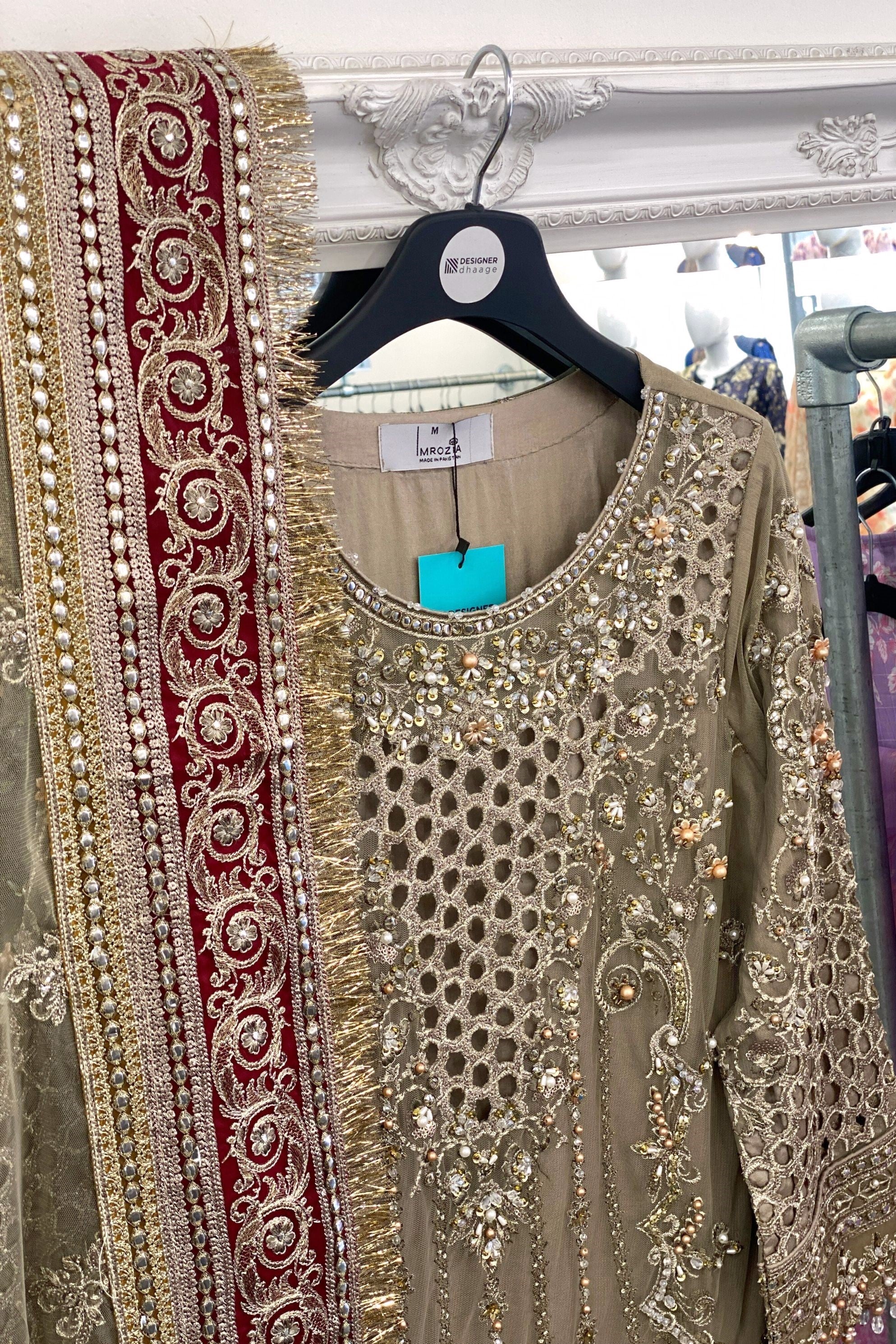 Imrozia Luxury Wedding Wear Sharara IMR251