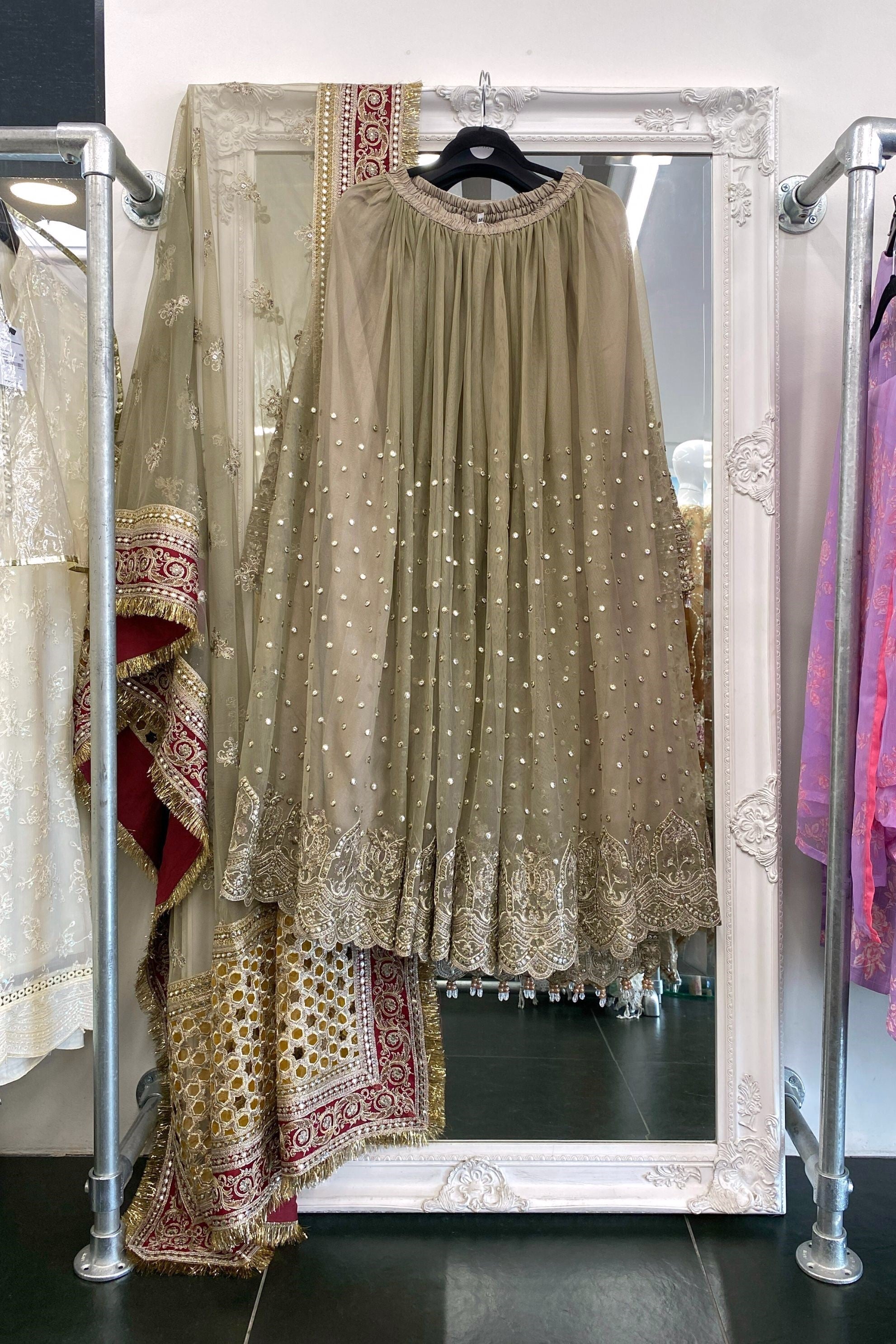 Imrozia Luxury Wedding Wear Sharara IMR251