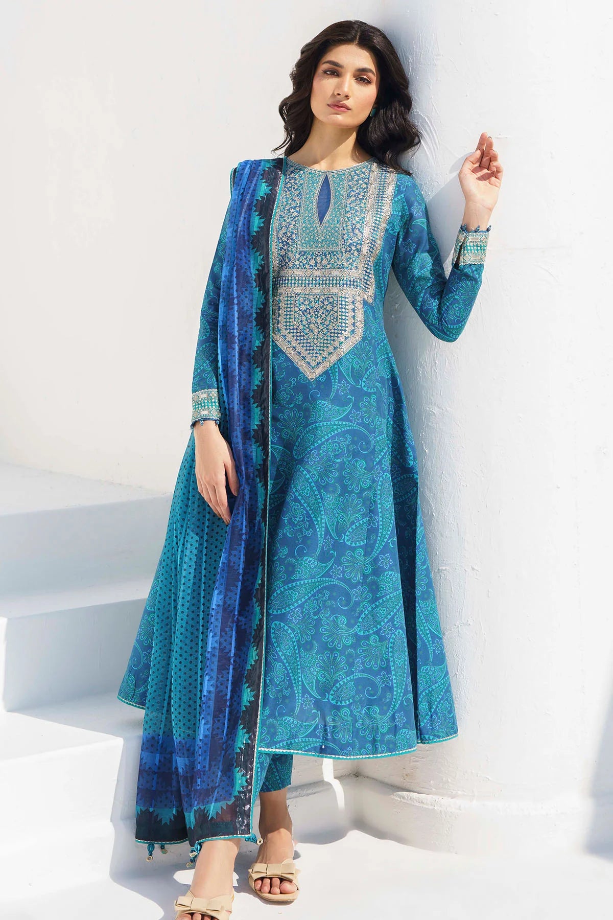 Jazmin Embroidered Lawn 3 Piece Dress JAZ08