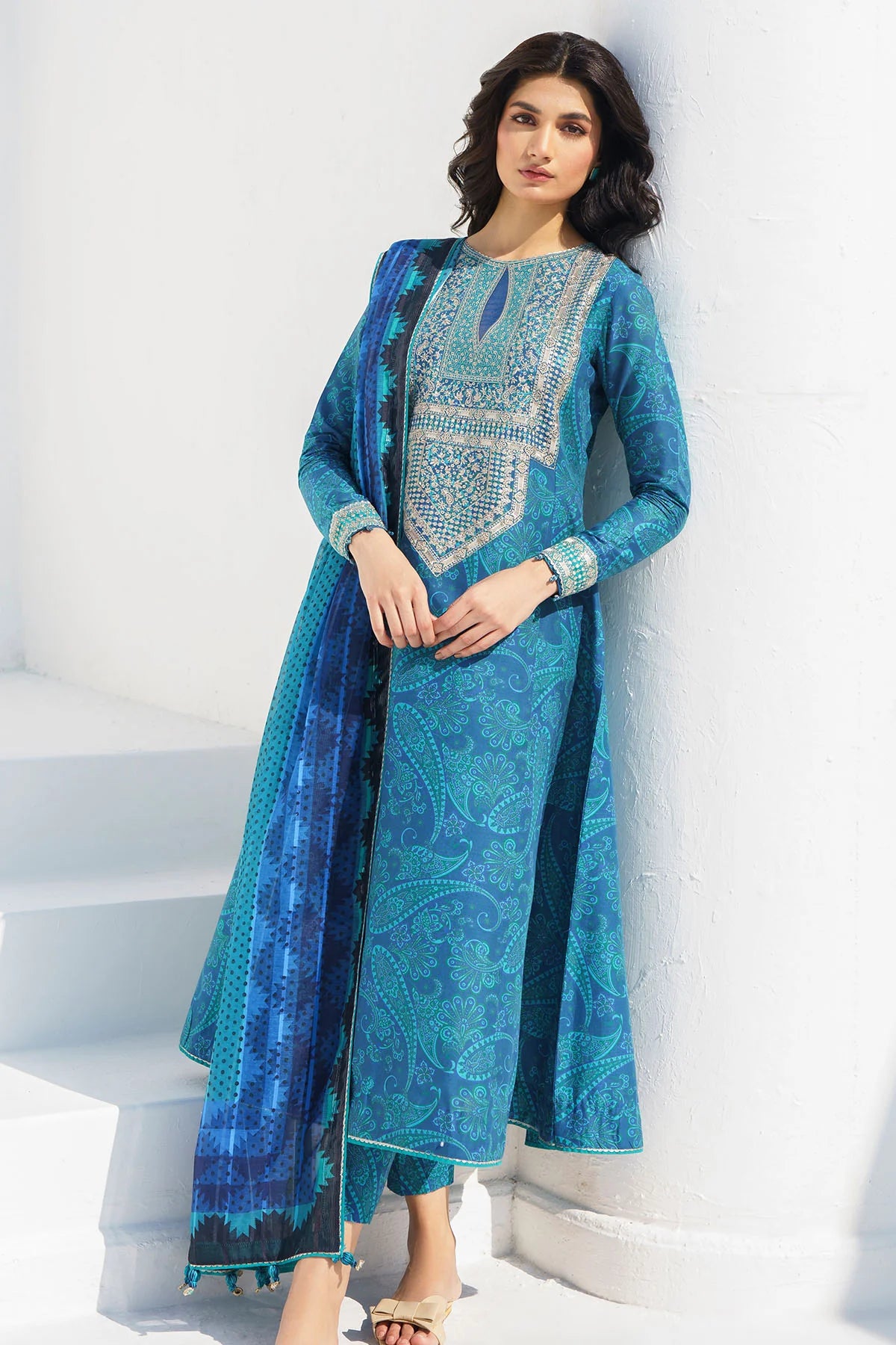 Jazmin Embroidered Lawn 3 Piece Dress JAZ08