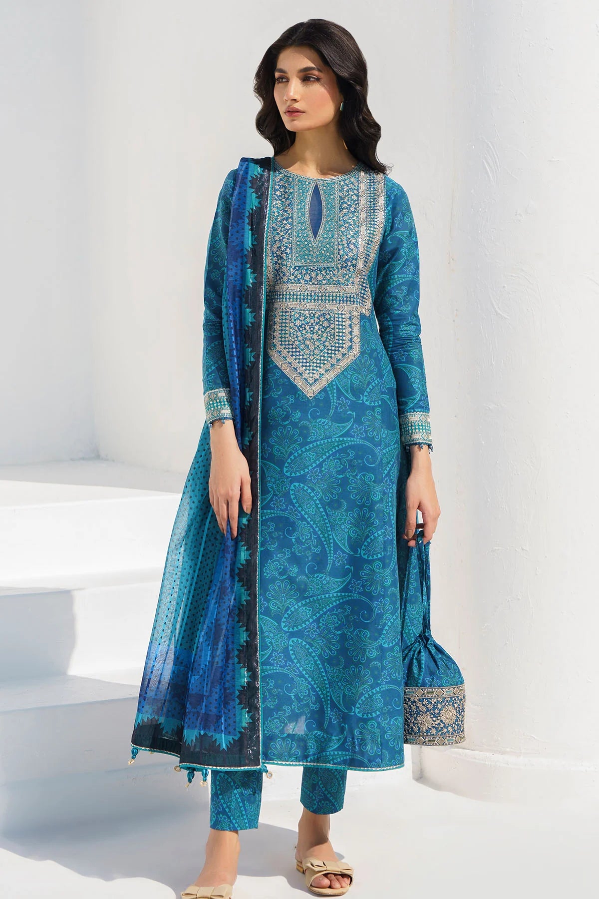 Jazmin Embroidered Lawn 3 Piece Dress JAZ08