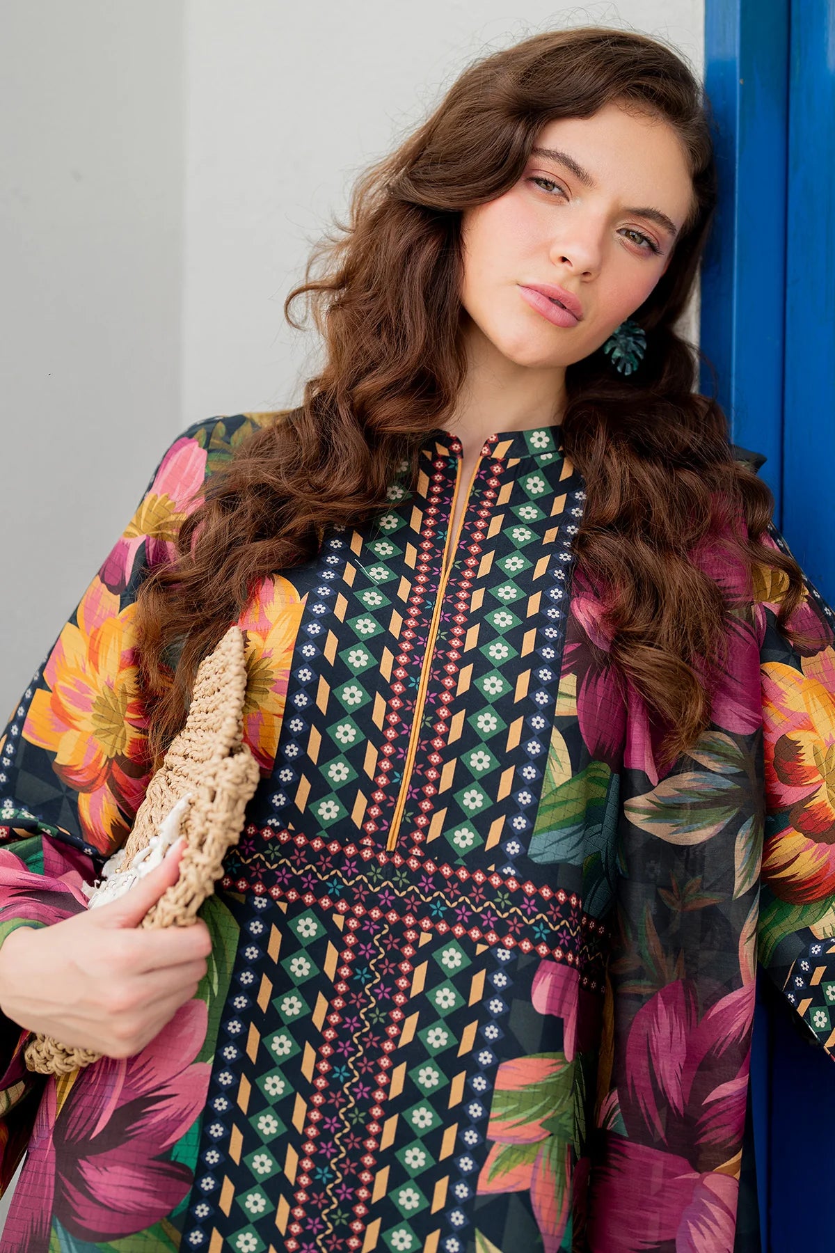 Jazmin Printed Lawn 3 Piece Co-Ord Set JAZ15