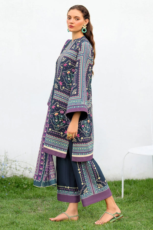 Jazmin Printed Lawn 3 Piece Co-Ord Set JAZ16
