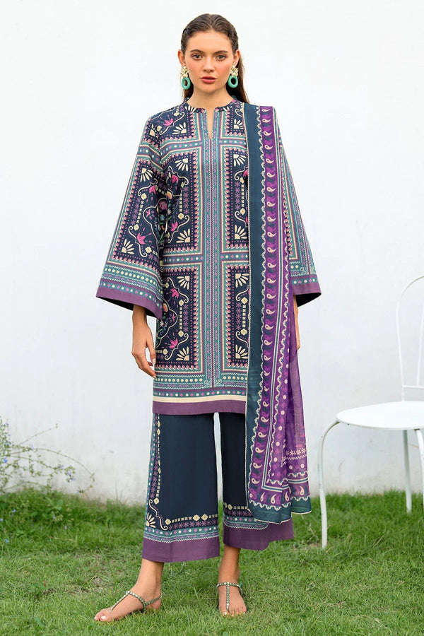 Jazmin Printed Lawn 3 Piece Co-Ord Set JAZ16