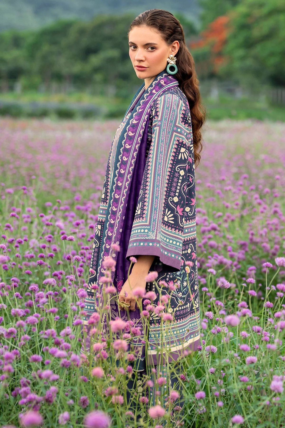 Jazmin Printed Lawn 3 Piece Co-Ord Set JAZ16