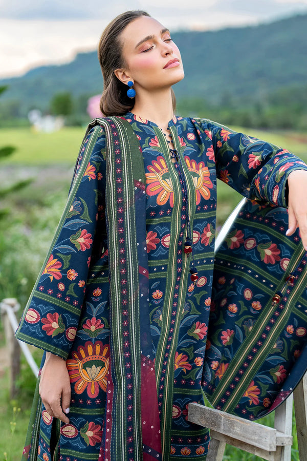 Jazmin Printed Lawn 3 Piece Co-Ord Set JAZ12