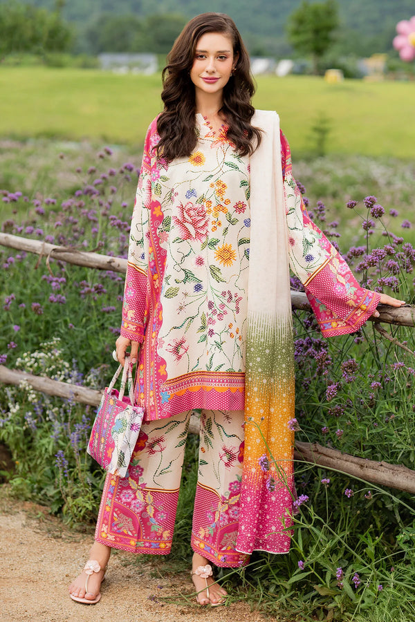 Jazmin Printed Lawn 3 Piece Co-Ord Set JAZ14