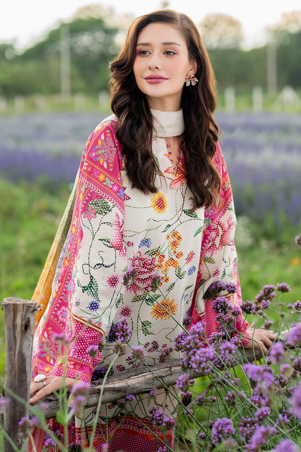 Jazmin Printed Lawn 3 Piece Co-Ord Set JAZ14