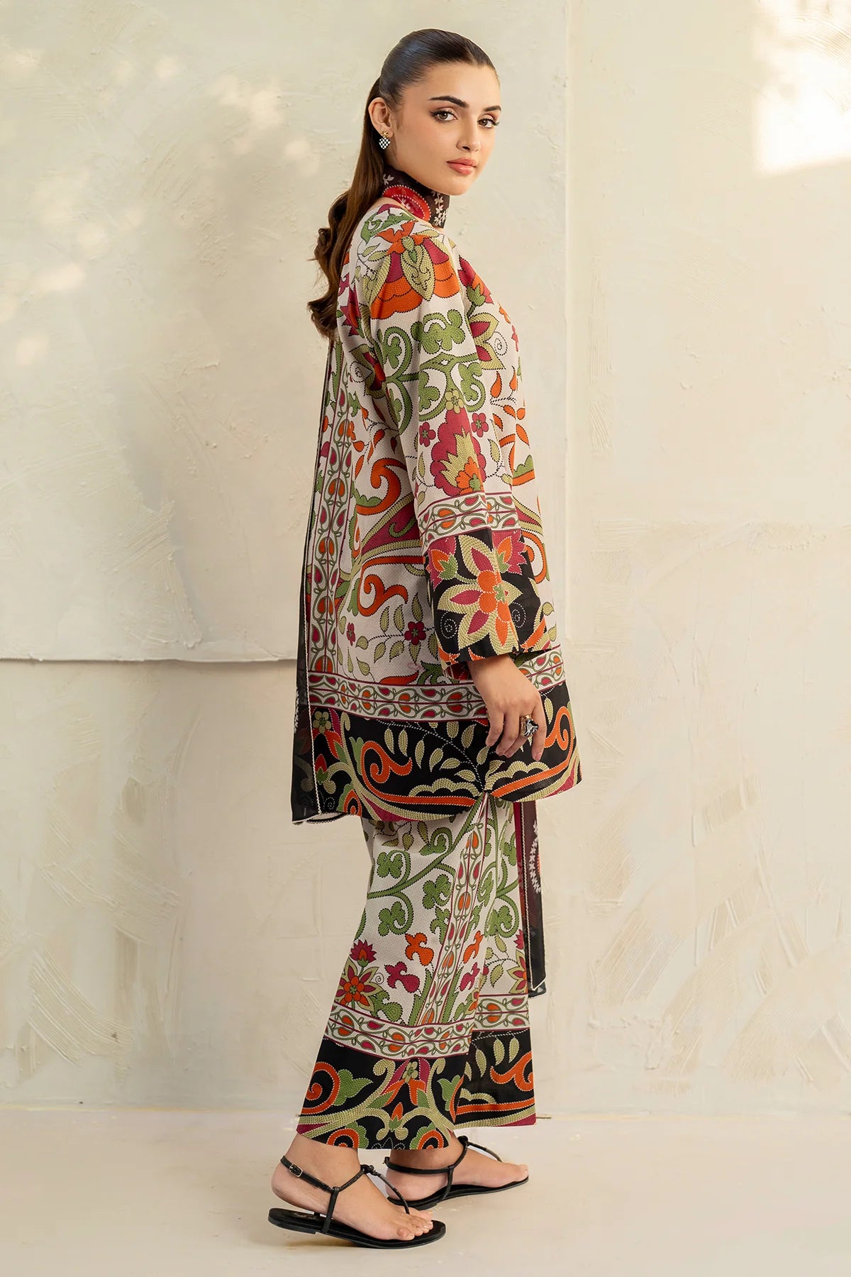 Jazmin Printed Lawn 3 Piece Co-Ord Set JAZ10