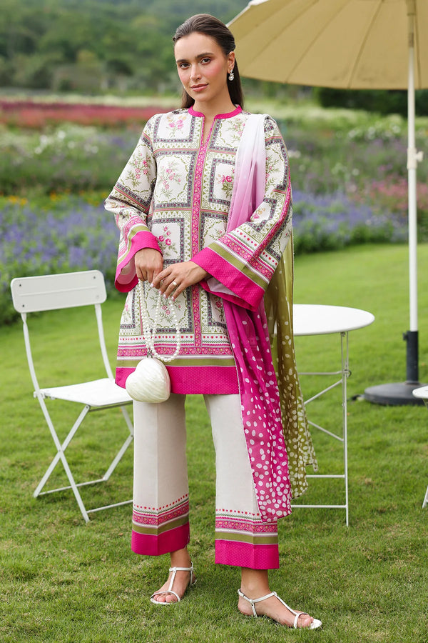 Jazmin Printed Lawn 3 Piece Co-Ord Set JAZ11