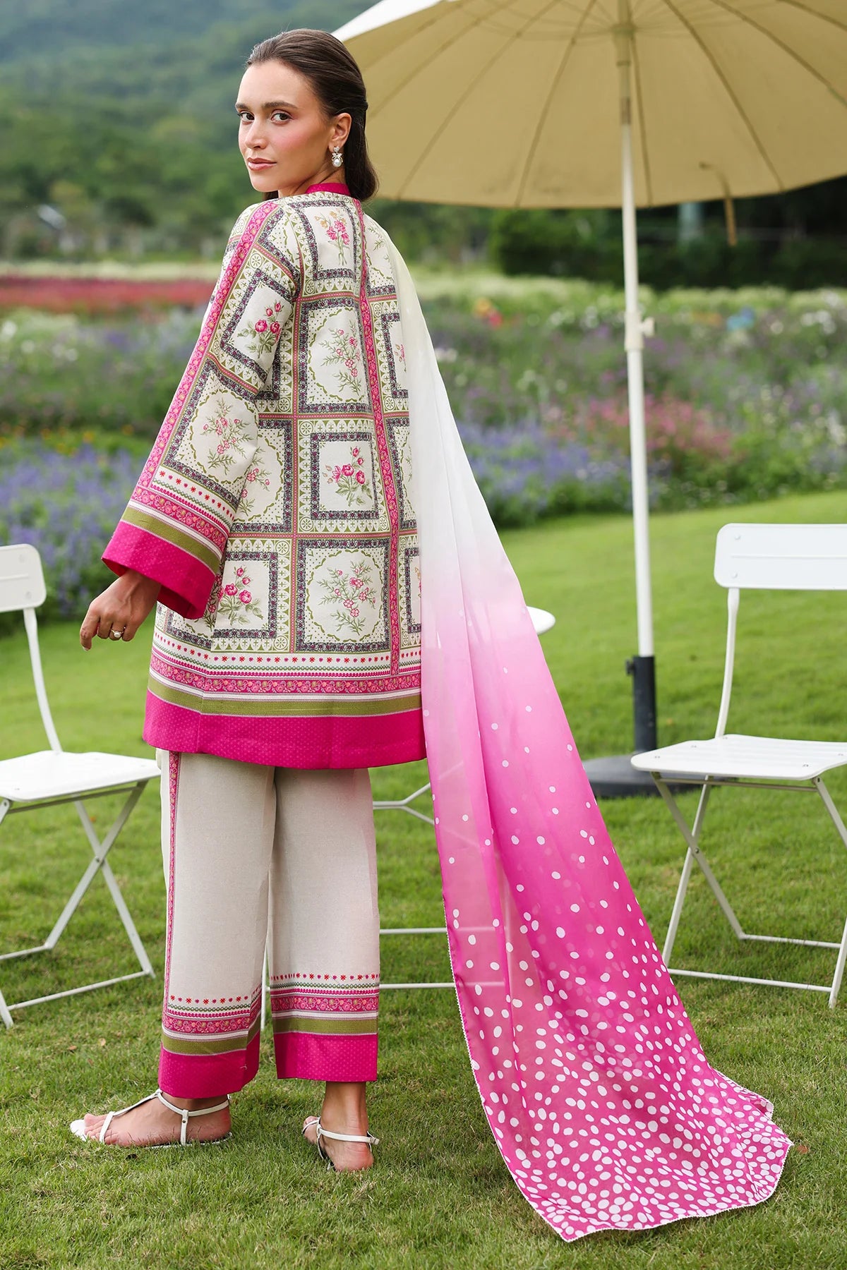 Jazmin Printed Lawn 3 Piece Co-Ord Set JAZ11