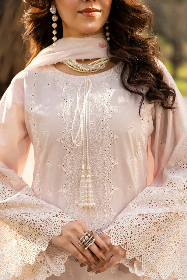 Karma Embroidered Cotton 3 Piece Suit KAR156