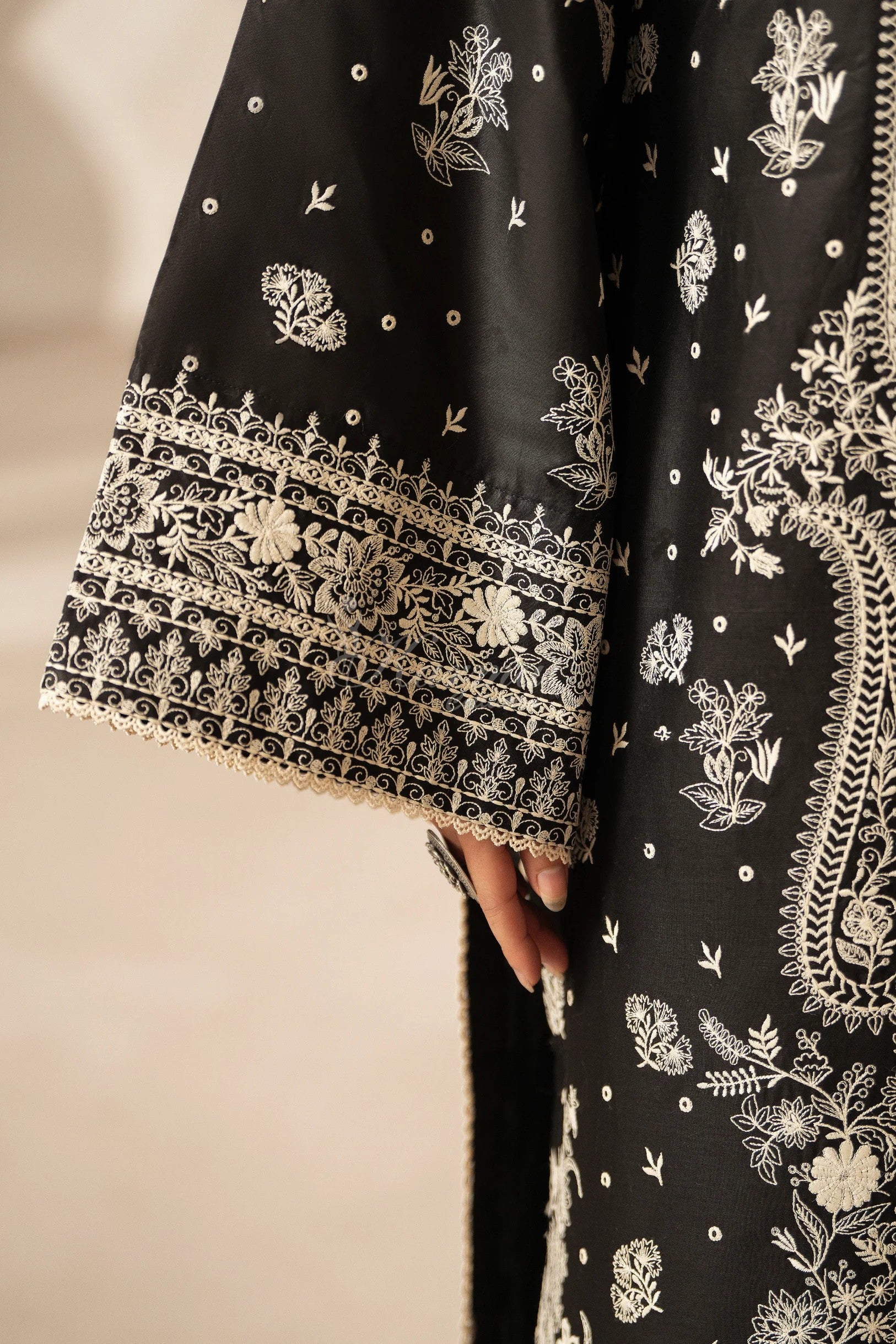 Karma Embroidered Cotton 3 Piece Suit KAR169