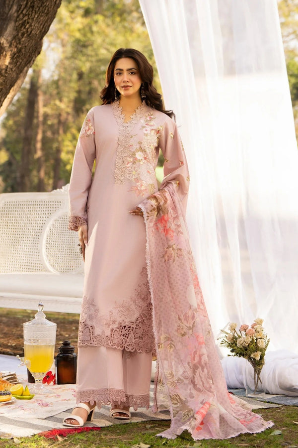 Karma Embroidered Cotton 3 Piece Suit KAR157