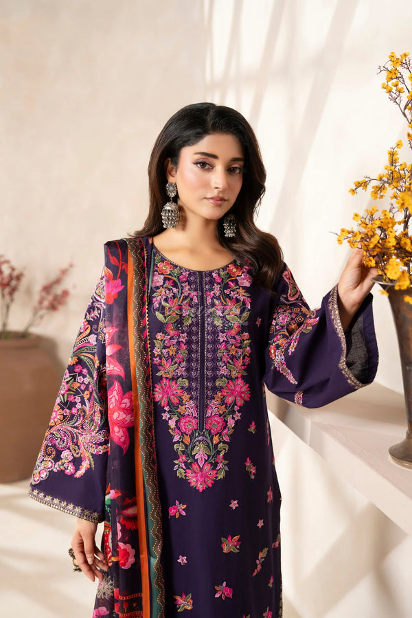 Karma Embroidered Cotton 3 Piece Suit KAR167