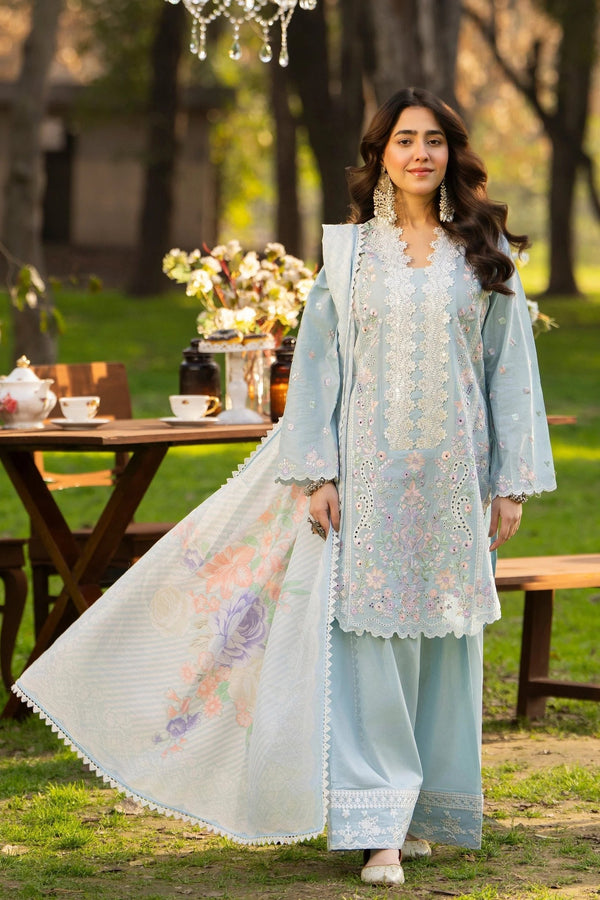 Karma Embroidered Cotton Farshi Shalwar Suit KAR158