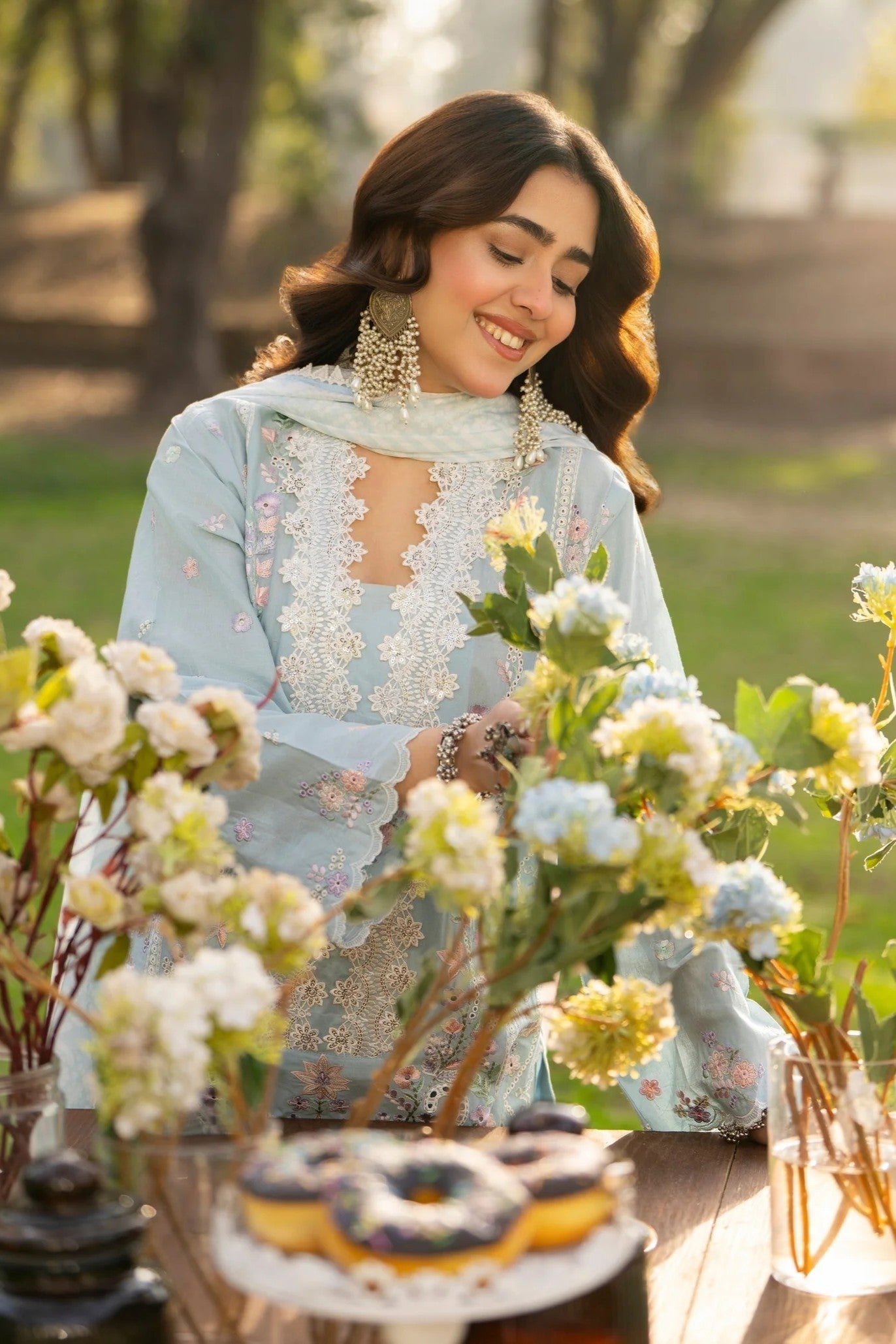 Karma Embroidered Cotton Farshi Shalwar Suit KAR158